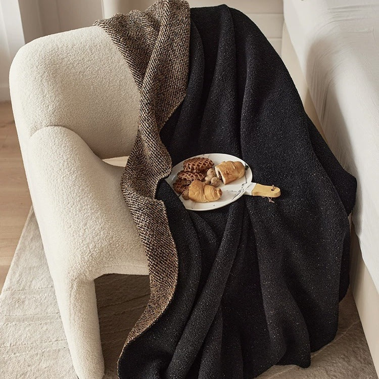 Reversible Plush Fleece Throw Blanket - Cozy Soft Bed & Couch Blanket
