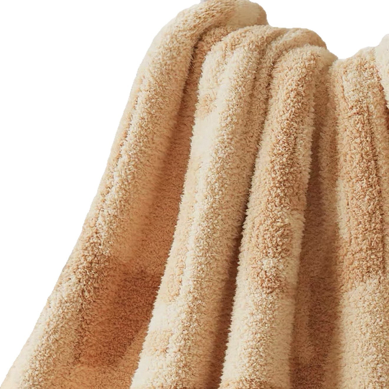 Heavyweight Textured Fleece Throw Blanket - Soft Cozy Bed Couch Blanket