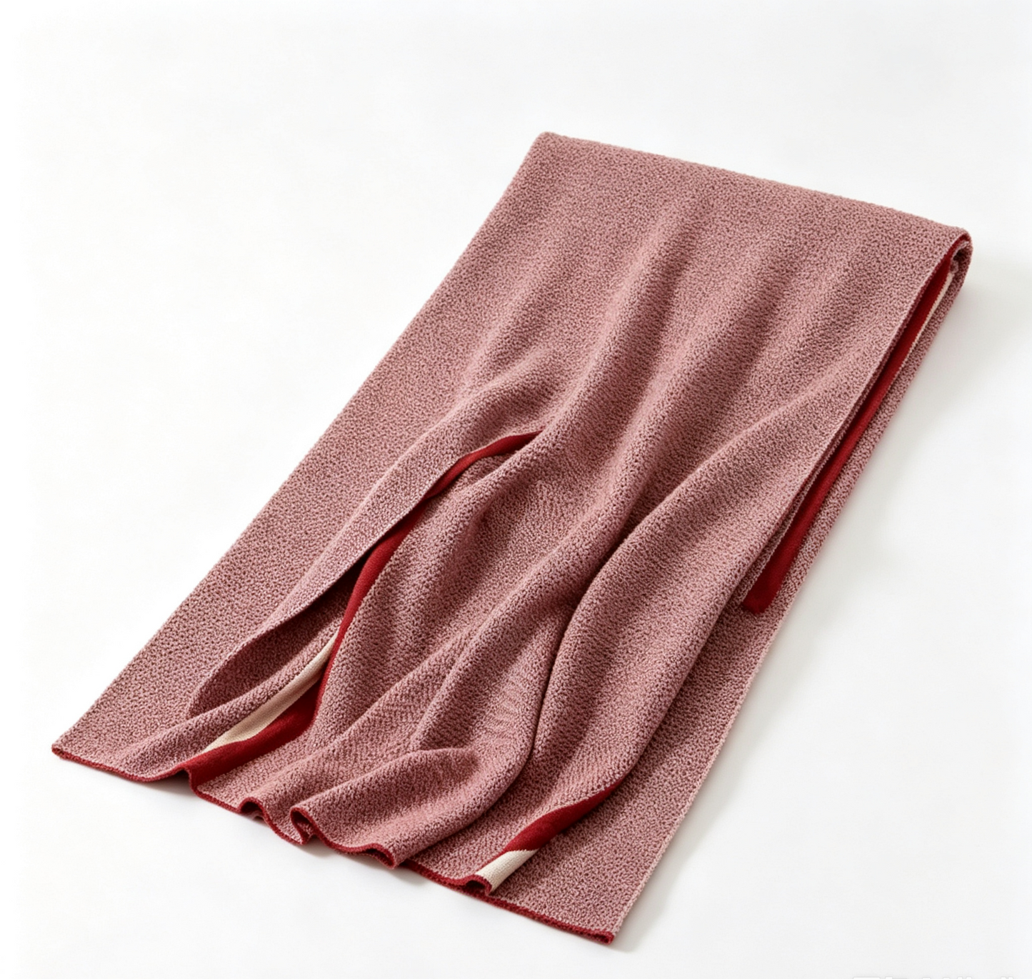 Textured Knit Throw Blanket - Heavyweight Woven Polyester Couch Blanket