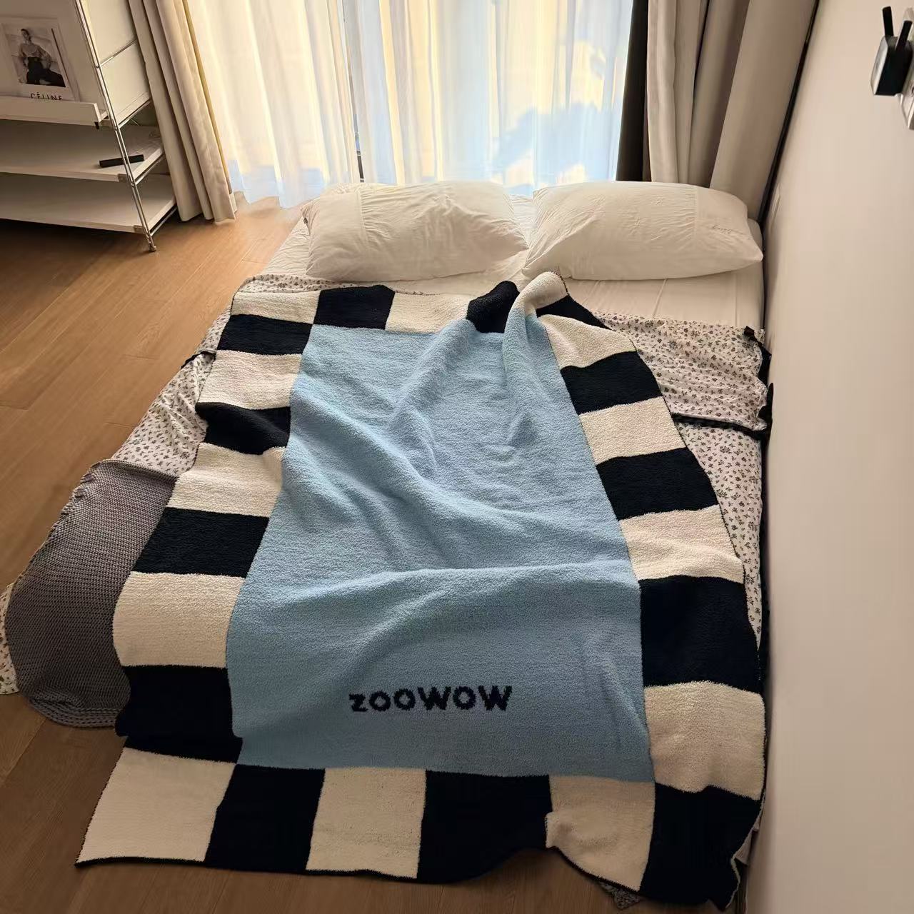 Heavyweight Milk Fleece Throw Blanket - Soft Cozy Baby-Safe Couch Blanket
