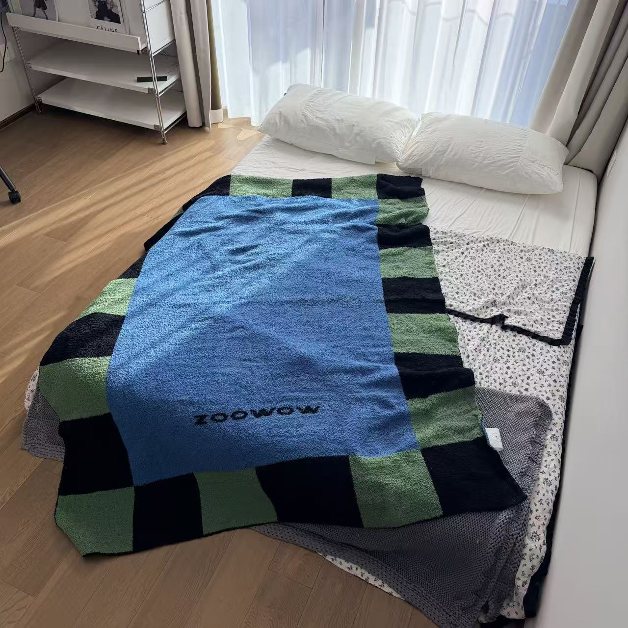 Heavyweight Milk Fleece Throw Blanket - Soft Cozy Baby-Safe Couch Blanket