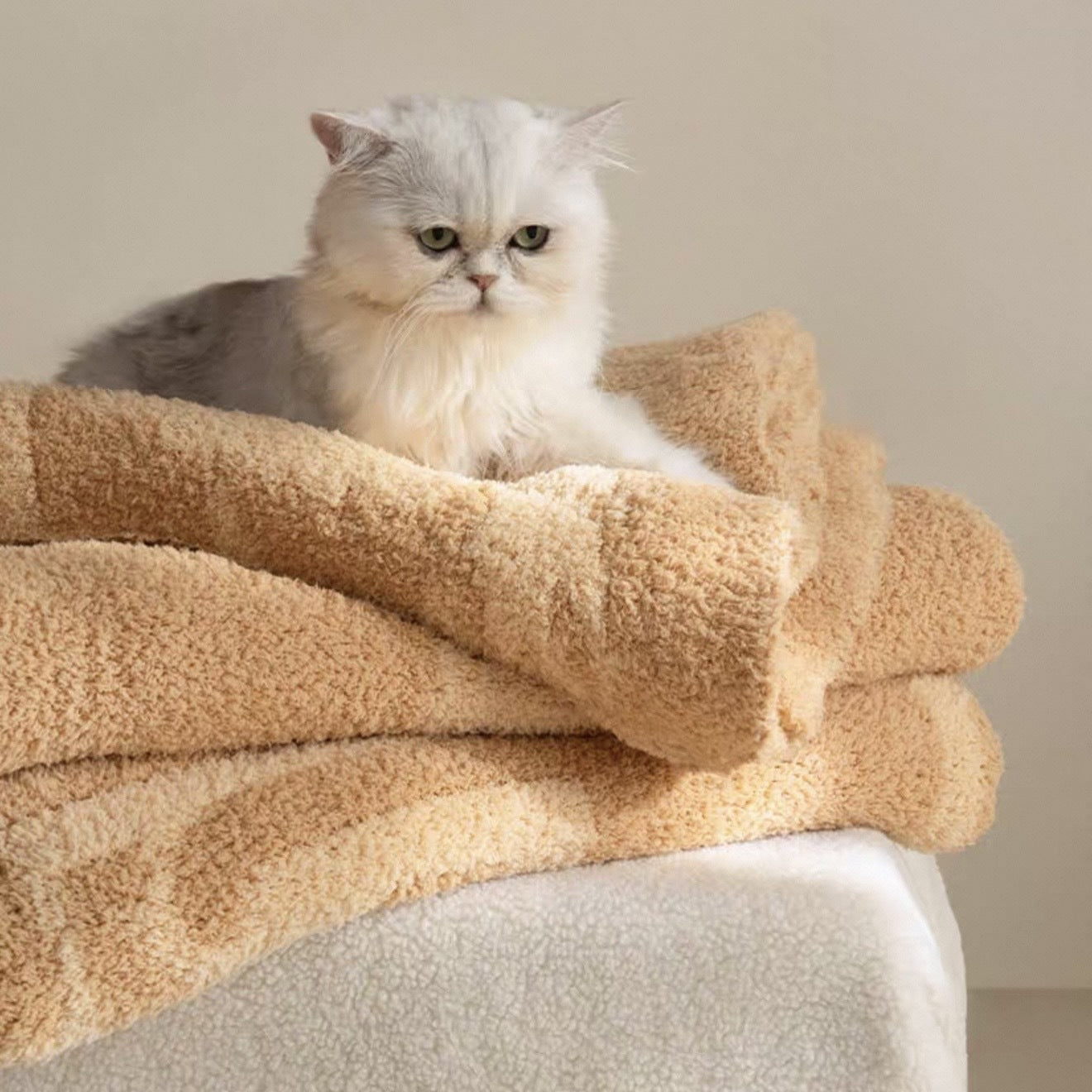Heavyweight Textured Fleece Throw Blanket - Soft Cozy Bed Couch Blanket