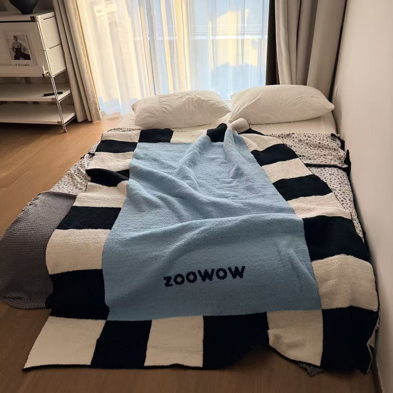 Heavyweight Milk Fleece Throw Blanket - Soft Cozy Baby-Safe Couch Blanket